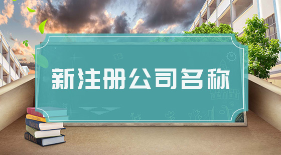 新注冊公司名稱
