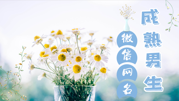 2021微信網(wǎng)名成熟